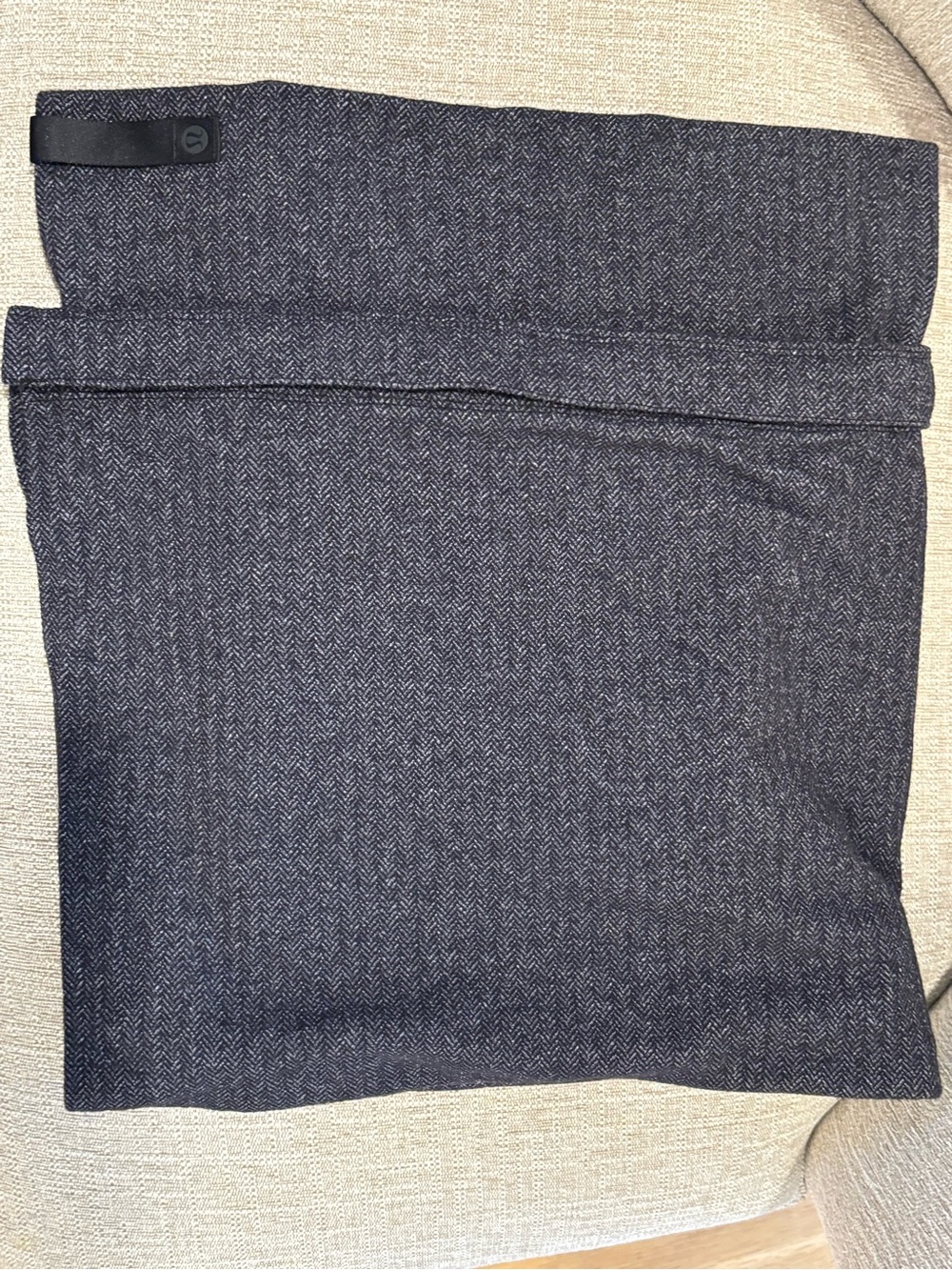 Vintage lululemon Gray Herringbone Vinyasa Scarf Wrap Cover Up Nursing cover Up